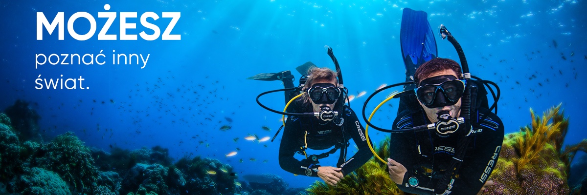 Centrum nurkowe Seaquest Kochamy nurkowanie Łódź baner