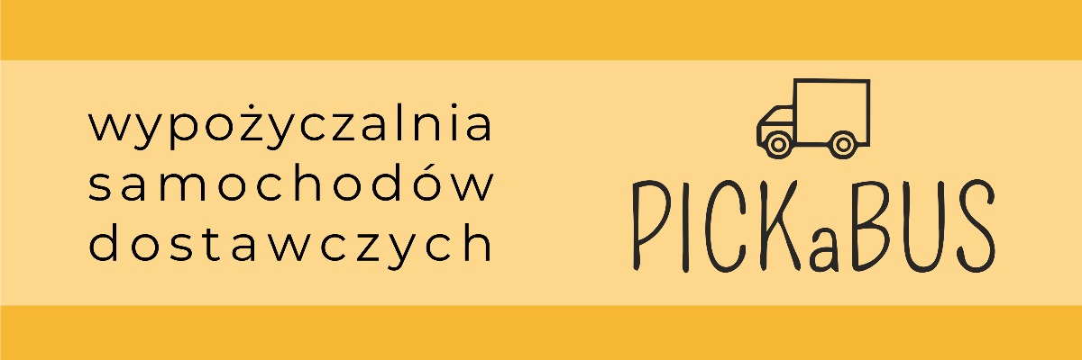 PICKaBUS  WYPOŻYCZALNIA SAMOCHODÓW DOSTAWCZYCH baner