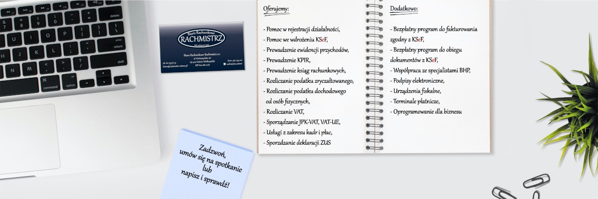 Biuro Rachunkowe RACHMISTRZ s.c. baner