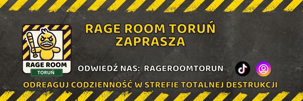 Rage Room Toruń baner