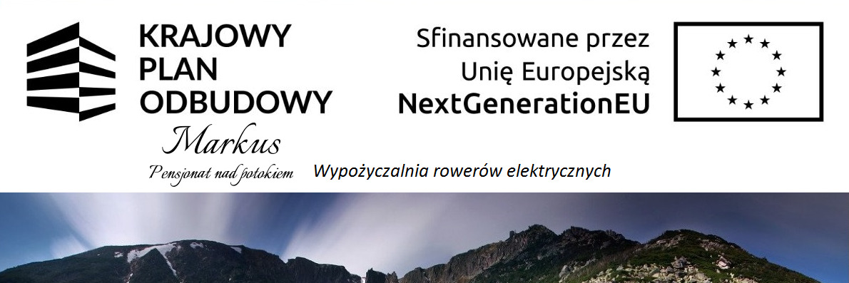 Pensjonat Markus - Wypożyczalnia rowerów elektrycznych baner