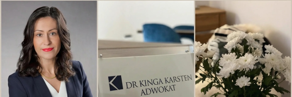 adw. dr Kinga Karsten, Kancelaria Adwokacka baner